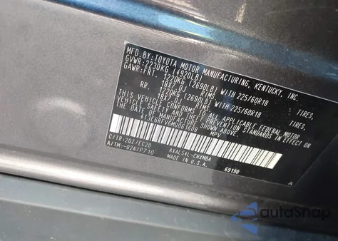 2021 Toyota Rav4 Xse из США, поврежденный, VIN 4T3E6RFV6MU061608